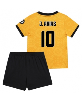 Wolves Jhon Arias #10 Maglia Gara Casa Repliche 2025-26 Bambino Maniche Corte